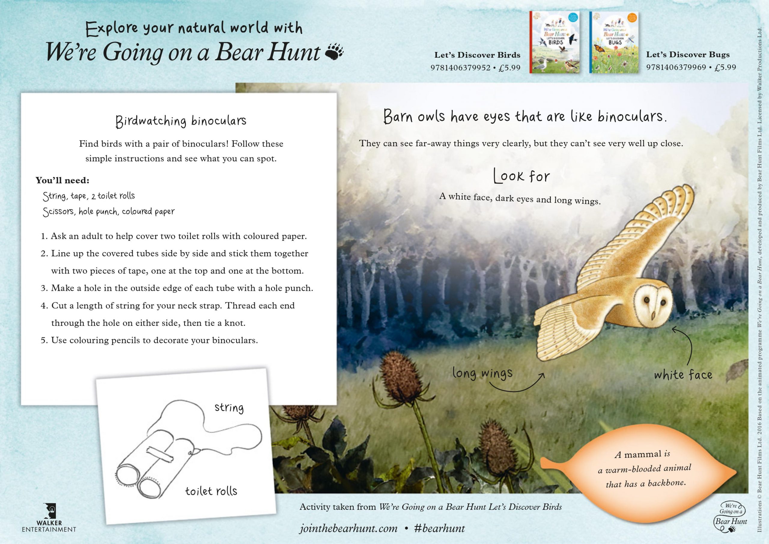 Indoor Bear Hunt Activity Sheet - Image 2