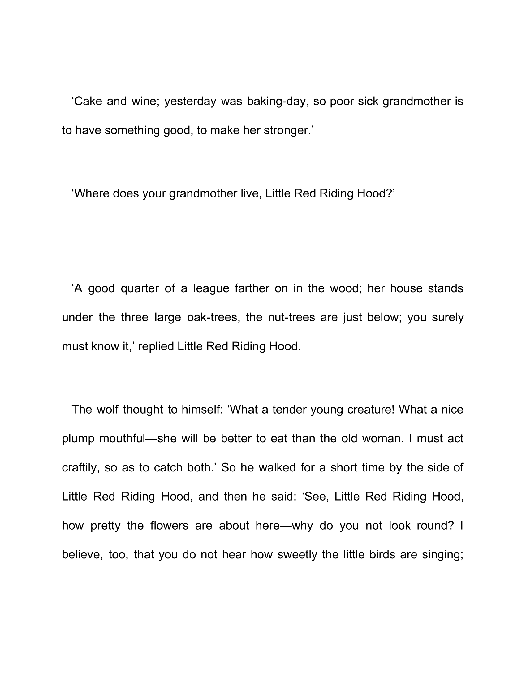 Little Red Riding Hood Read-Along Sheet - Image 4