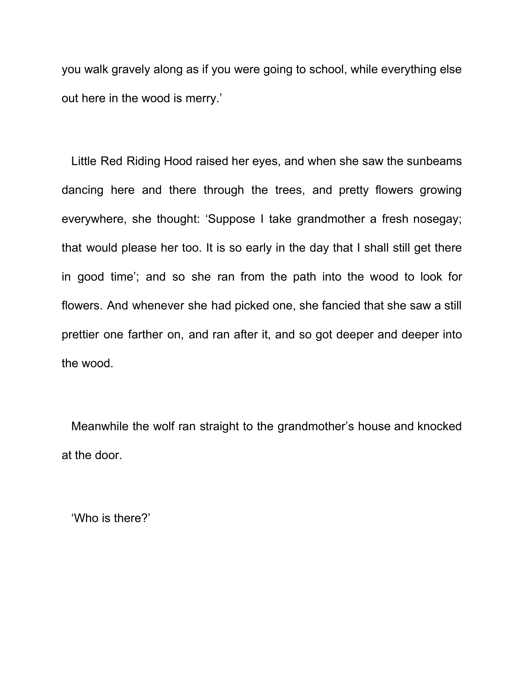 Little Red Riding Hood Read-Along Sheet - Image 5
