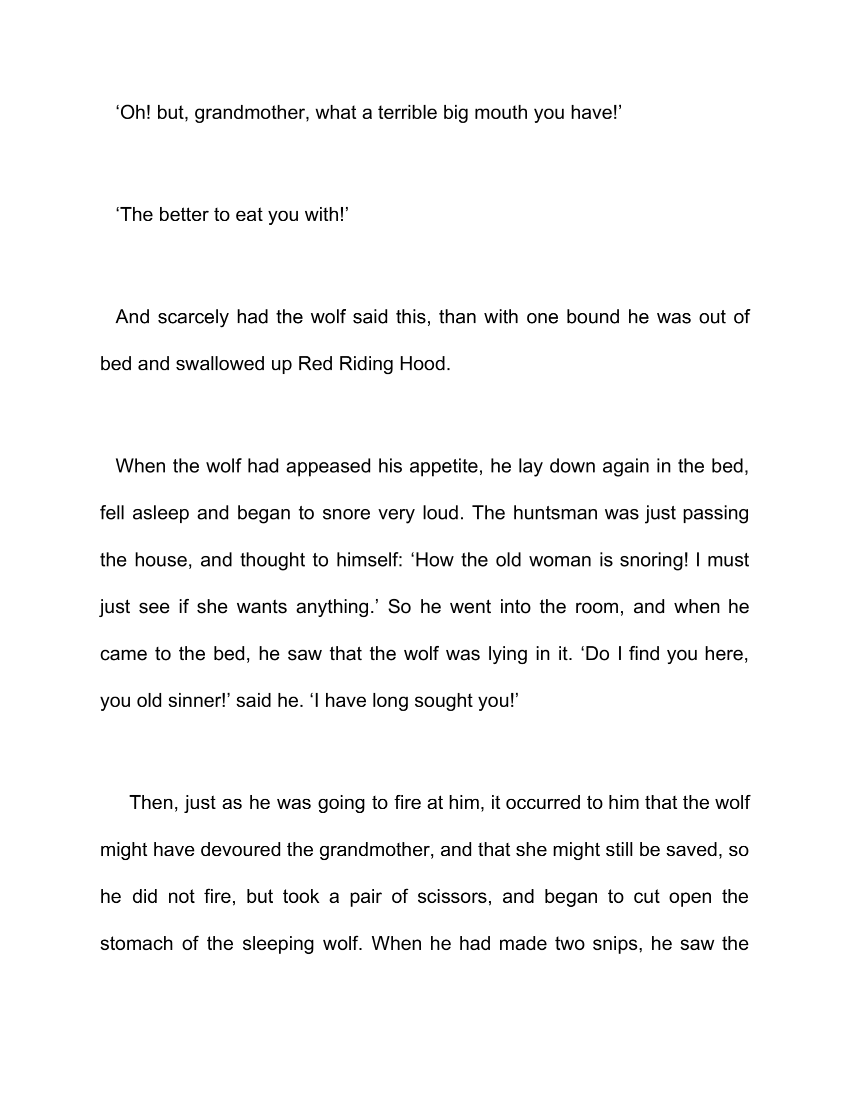 Little Red Riding Hood Read-Along Sheet - Image 7