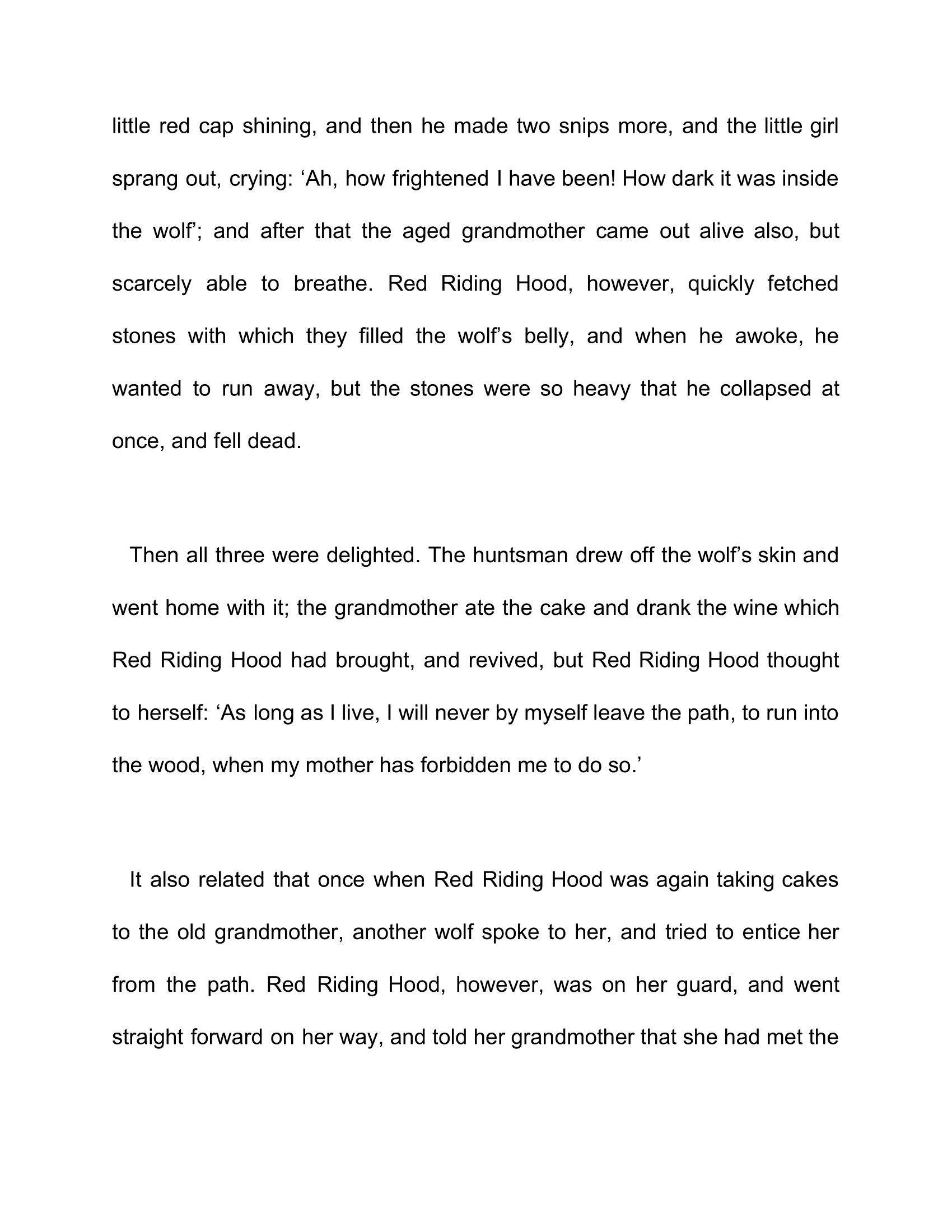 Little Red Riding Hood Read-Along Sheet - Image 8