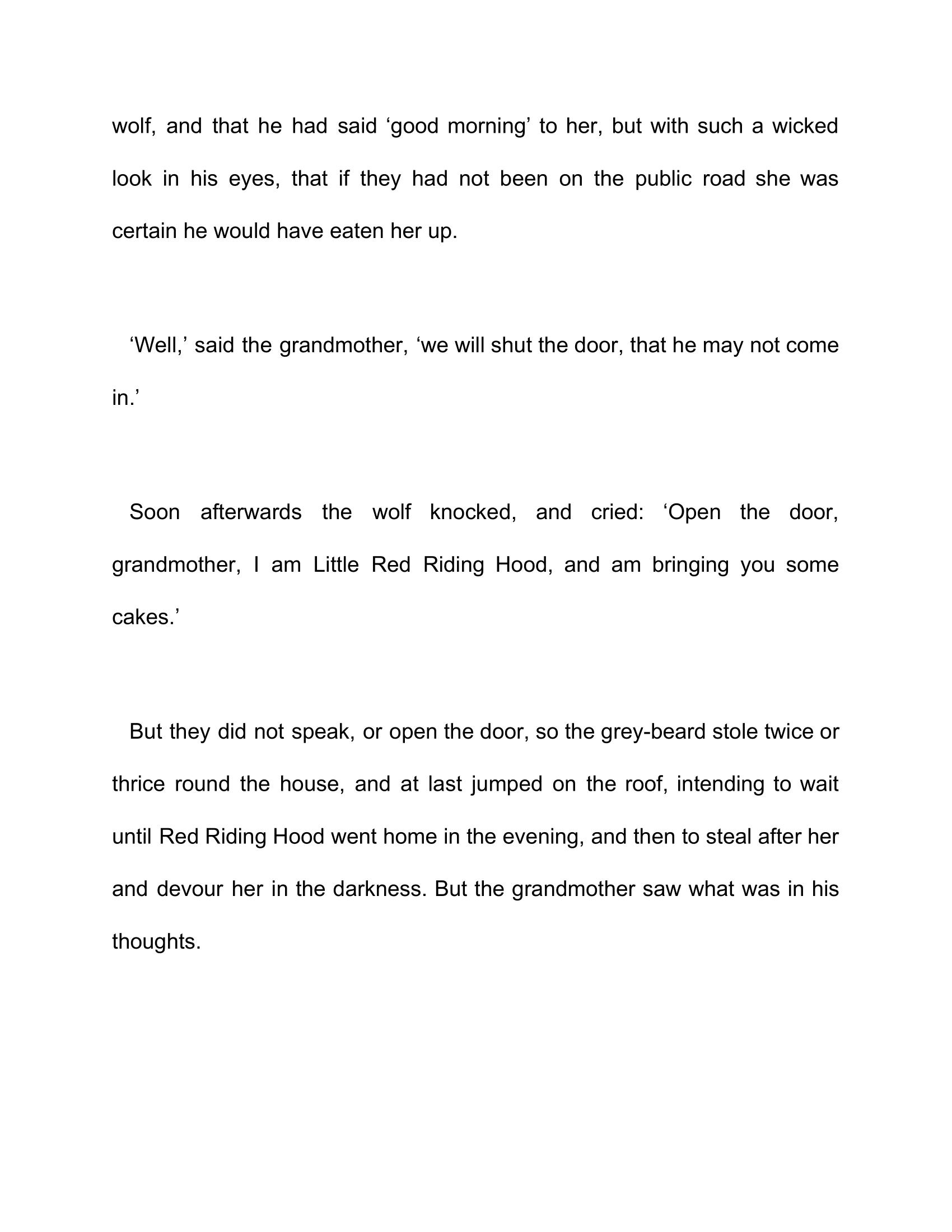 Little Red Riding Hood Read-Along Sheet - Image 9