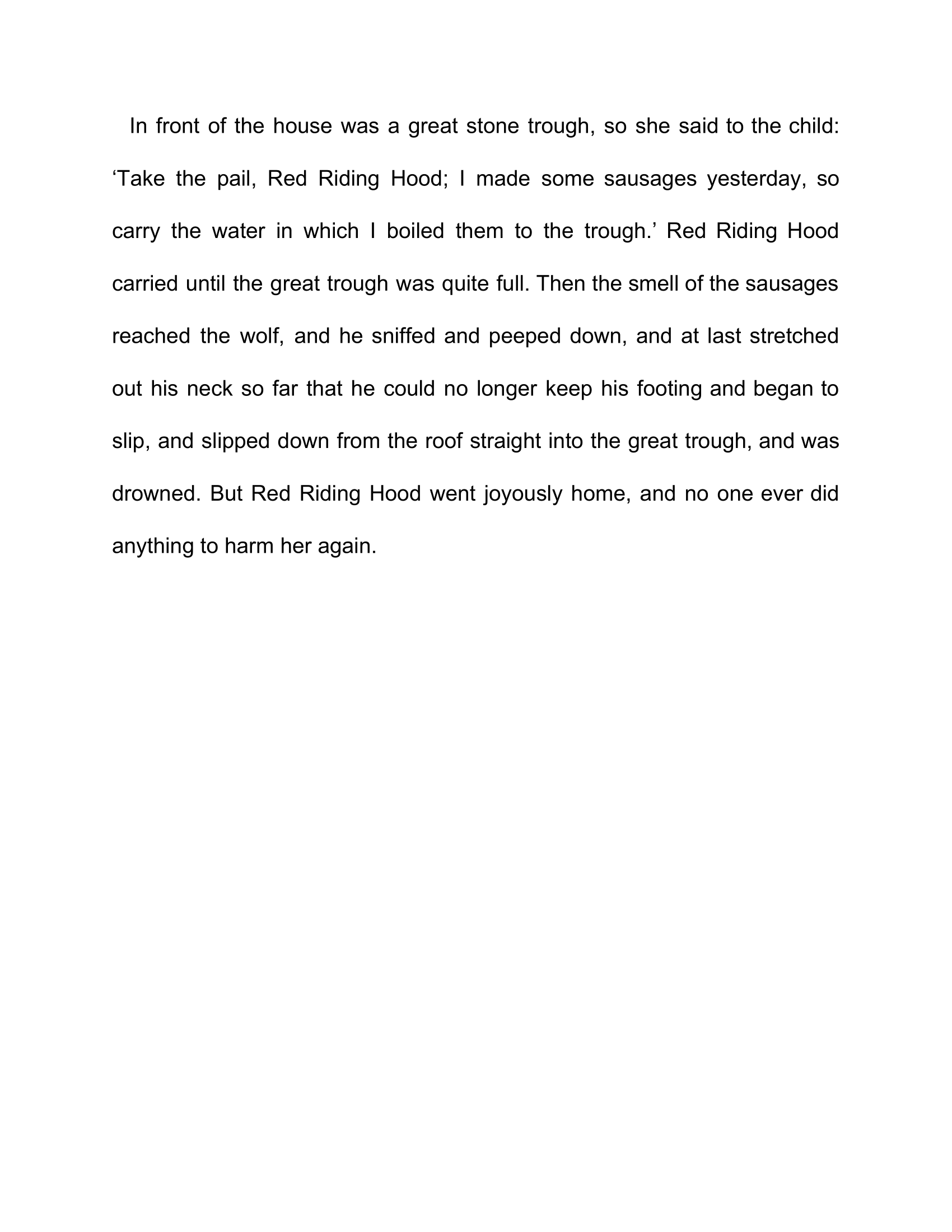 Little Red Riding Hood Read-Along Sheet - Image 10