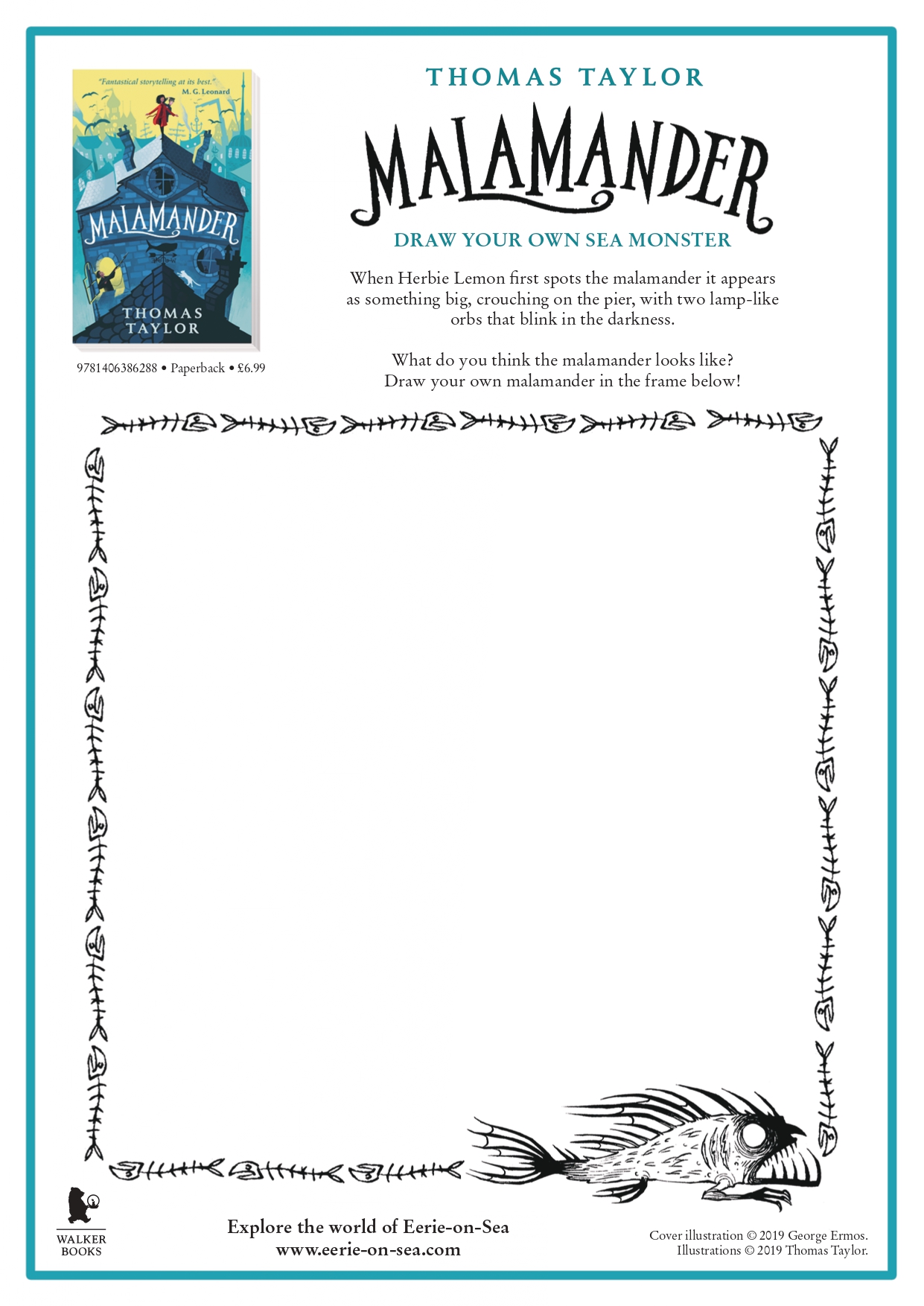 Malamander Activity Sheet