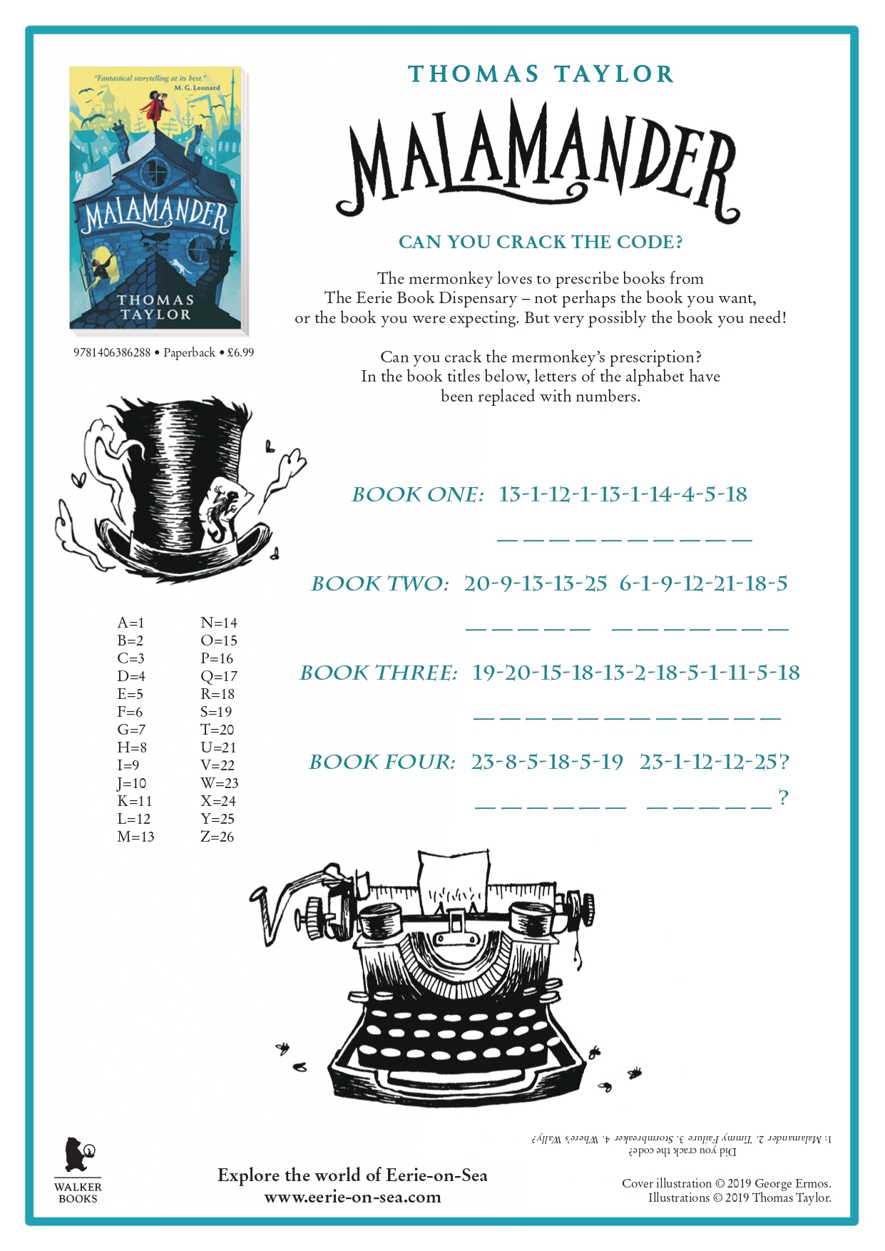 Malamander Activity Sheet - Image 2